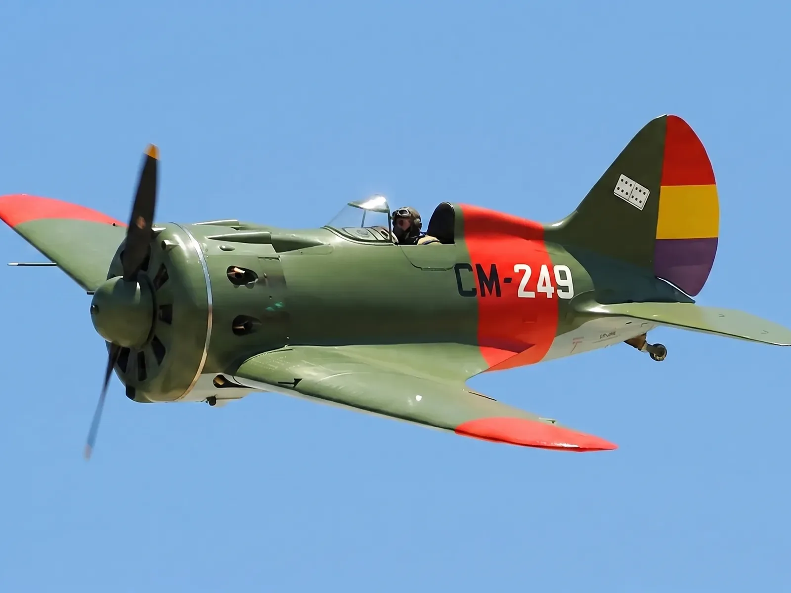 Polikarpov I-16 Mosca en vuelo